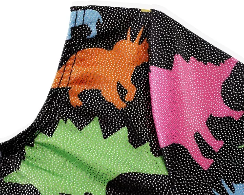 Miniatura 56 de HOZIY - Leotardos de manga larga para niñas, de gimnasia, para niños pequeños, trajes florales de unicornio, galaxia, arco iris, patrón de rayas