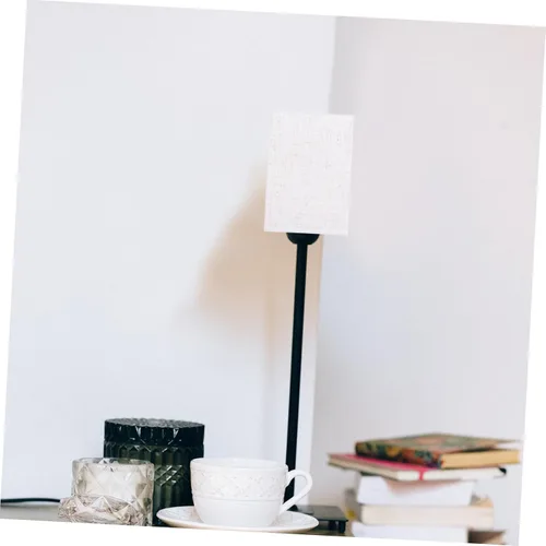 Miniatura 9 de VILLCASE Pantalla de lámpara de lino, cubierta rectangular de lino para lámpara de suelo, cubierta de luz de mesa para dormitorio, sala de estar