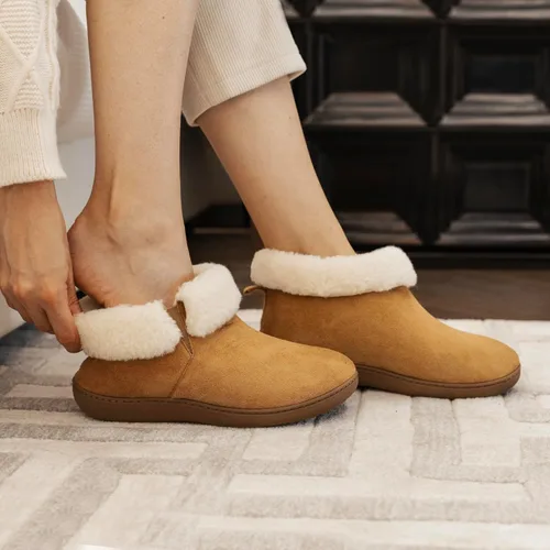 Miniatura 2 de RockDove Botín cómodo de espuma viscoelástica de ante sintético para mujer