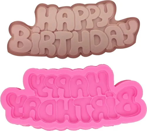 Miniatura 7 de Molde de silicona reutilizable de grado alimenticio con forma de letra, antiadherente, decoración de tartas de chocolate, chicle de caramelo