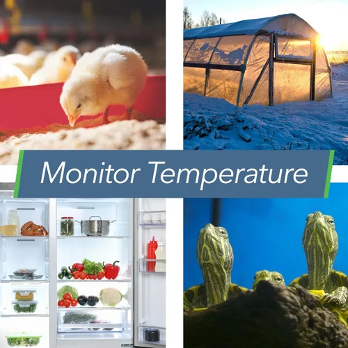 Miniatura 4 de SensorPush HTP.xw Sensor de temperatura inteligente y sensor de humedad - Termómetro, barómetro e higrómetro con monitoreo de aplicaciones, índice