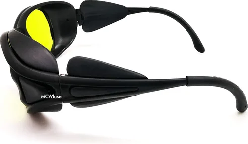 Miniatura 5 de MCWlaser Gafas de seguridad láser para 190-440 y 780-900nm, 900-1100nm, 10600nm típico para 355nm 405nm 808nm 980nm 1064nm 10600nm EP-17 estilo 2