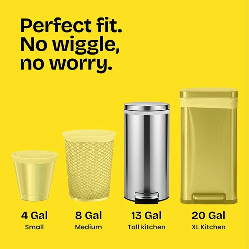 Miniatura 4 de Glad ForceFlex MaxStrength Bolsas de basura para cocina, 20 galones, Febreze Fresh Clean, 80 unidades (el paquete puede variar)