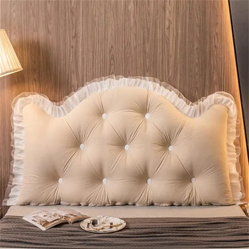 Almohada de cabecera tamaño matrimonial, King, Queen y Twin, almohada de lectura grande, almohada de respaldo con soporte de posición de cuña para