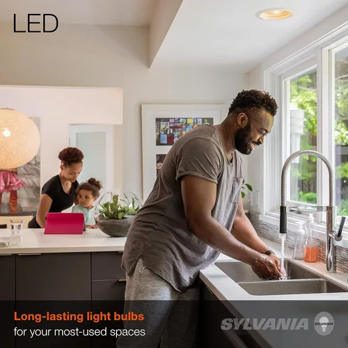 Miniatura 3 de LEDVANCE Flood BR30 Bombilla LED, 65 W = 9 W, regulable, 22 años, 800 lúmenes, 3000 K, blanco, 1 paquete (41111)