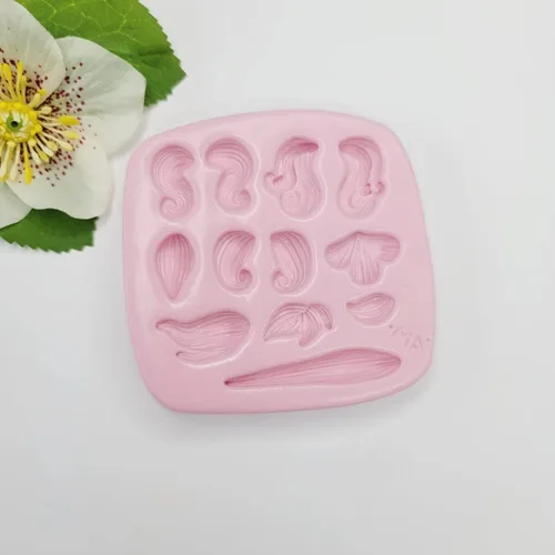 Miniatura 5 de Lindo pelo #3 molde de silicona MA 758