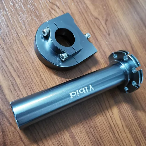 Miniatura 6 de Yibid Acelerador giratorio para manillar de motocicleta de 7/8 pulgadas, agarre de mano, tubo de gas para barra estándar de 0.866 in, Suzuki Yamaha