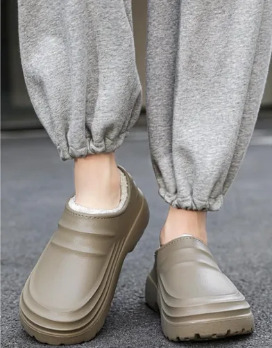 Miniatura 3 de Zapatos de chef impermeables con forro de felpa para hombre y mujer, antideslizantes, antiaceite, antiolor, cómodos y ligeros, zapatos cálidos