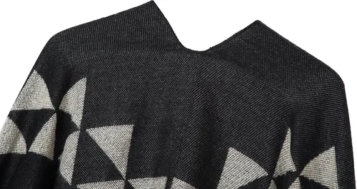 Miniatura 40 de Chales cálidos para mujer, cárdigan con frente abierto, estilo vintage, poncho