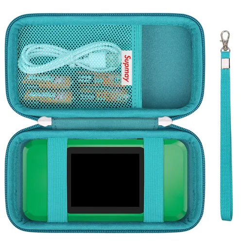 Supmay Funda de viaje rígida para consola de juegos de mano My Arcade Galaga Pocket Player, sistema de videojuegos portátil, funda de protección de