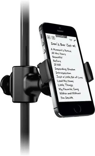 Miniatura 8 de IK Multimedia iKlip Xpand Mini soporte para micrófono con soporte para teléfono, compatible con teléfonos inteligentes iPhone y Android de 3.5" a