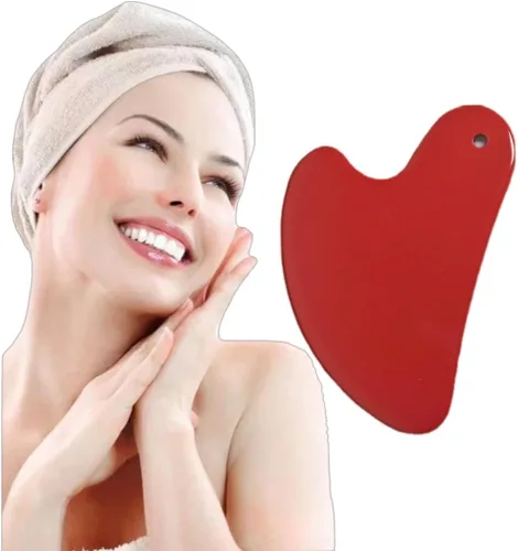 Miniatura 2 de Gua Sha - Herramientas faciales de acero inoxidable Guasha para cara, metal Gua Sha, aprieta la piel, herramienta de belleza para ojos corporales