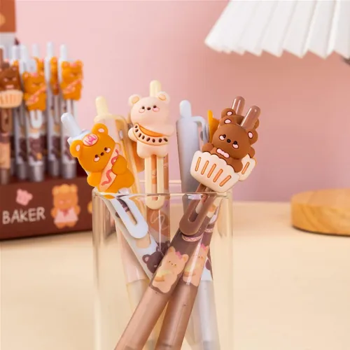 Miniatura 2 de Bolígrafos de gel retráctiles para niña, bolígrafos de tinta de gel negra, bolígrafo de gel kawaii, bolígrafo extra fino de 0.020 in, perfectos