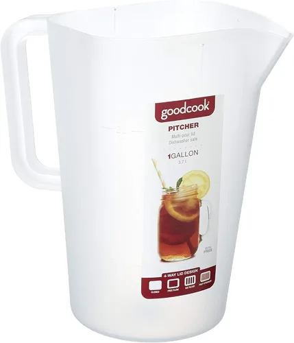 Miniatura 7 de GoodCook - Jarra de 1 galón con tapa de 4 vías, fabricada sin BPA
