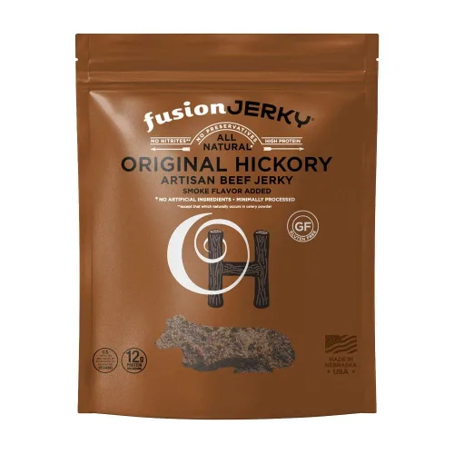 Miniatura 11 de Fusion Jerky - Carne seca artesanal, barbacoa japonesa, 2.5 onzas, todo natural, 0.35 onzas de proteína, carne de origen estadounidense de primera