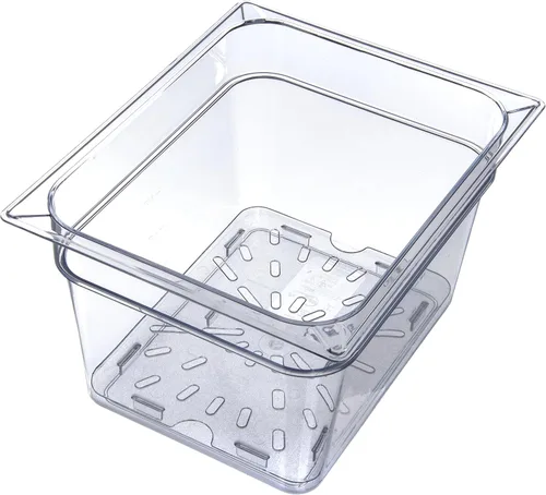Miniatura 6 de Carlisle FoodService Products 1023507 StorPlus Estante de drenaje de policarbonato de tamaño medio, transparente (paquete de 2)