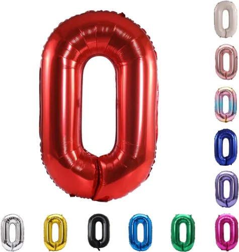Miniatura 135 de YPSelected Globo grande de 32 pulgadas de helio con números 0-9 de papel de aluminio azul para cumpleaños, bodas y fiestas (Azul, 3)