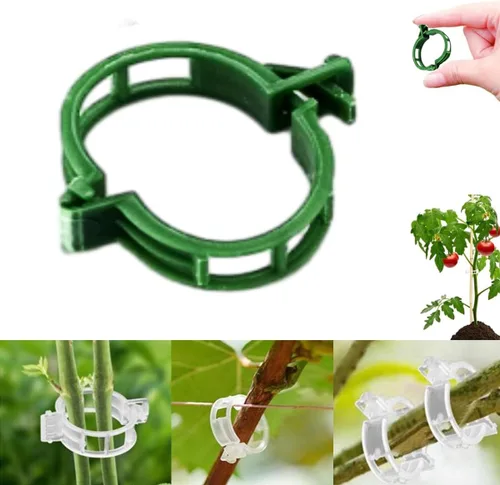 Miniatura 7 de Clip de plástico seguro para plantas, clips de soporte para plantas, clips de jardín reutilizables, clips de fijación de plantas, clips de fijación