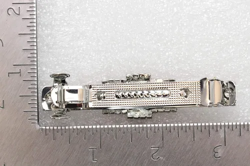 Miniatura 3 de Faship Precioso clip de pasador de cristal de diamantes de imitación azul