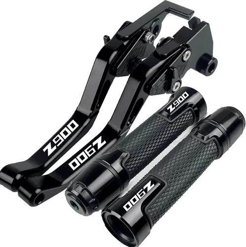 DOUKI Para Kawasaki Z900 Z 900 2017-2021 - Palancas de embrague de freno corto para motocicleta, agarraderas, extremos de manillar, accesorios CNC