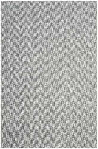 Miniatura 41 de SAFAVIEH Alfombra Lavable para Exteriores Colección Courtyard - Pasillo de 2'3" x 6'7", Azul Marino y Gris, No Desprende Pelusa y Fácil Limpieza