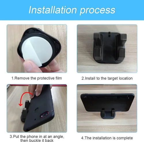 Miniatura 5 de Soporte para teléfono de coche, soporte de teléfono de silicona giratorio de 360° para salpicadero de coche con ranura para cable, compatible