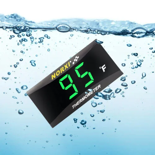 Miniatura 4 de Medidor de temperatura del agua para motocicleta, termómetro Fahrenheit, medidor de temperatura digital universal del agua, termómetro