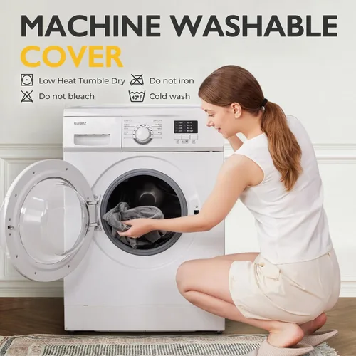Miniatura 6 de Kingfun Colchón de espuma viscoelástica CertiPUR-US de 3 pulgadas, impermeable, enrollable, tapete grueso para dormir para tienda de campaña con Gris