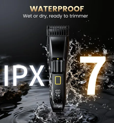 Miniatura 7 de Recortadora de barba para hombre, todo en uno, recortadora de bigote para hombres con 20 longitudes ajustables, cuchilla en T de acero inoxidable