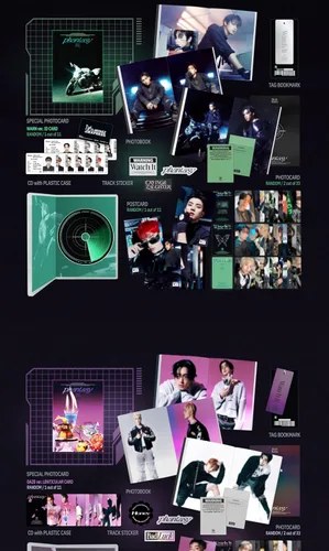Miniatura 3 de THE BOYZ Phantasy_Pt.2 Sixth Sense Book+Photocard+Tracking Sealed TBZ Standard WARN Version