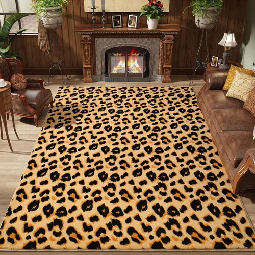 Miniatura 254 de Amearea Alfombras modernas para dormitorio, sala de estar, alfombra de espuma viscoelástica gruesa de 4 x 6 pies, alfombra de espuma viscoelástica