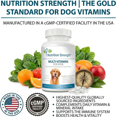 Miniatura 8 de Multivitaminas para perros, apoyo diario de vitaminas y minerales, suplementos nutricionales para perros para todas las razas y tamaños caninos