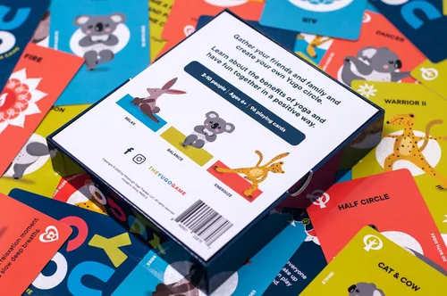 Miniatura 6 de Yugo Tarjetas de yoga para niños y familias, galardonadas, juego interactivo de cartas de yoga con posturas de yoga, equilibrio, movimiento