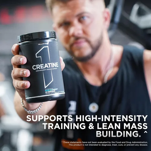 Miniatura 5 de Rule 1 Proteins Polvo de creatina: monohidrato de creatina micronizada pura para ejercicio de alta intensidad y apoyo de masa corporal magra
