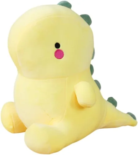 Miniatura 6 de Juguete de peluche de dinosaurio, lindo y suave, regalo de muñeca de peluche de dinosaurio, adecuado para familiares y amigos en cumpleaños, Verde