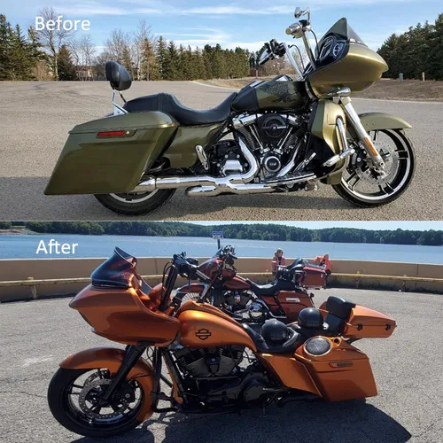 Miniatura 7 de Paquete turístico de maquinilla de afeitar de perfil bajo para Harley Touring 2014+ H-D