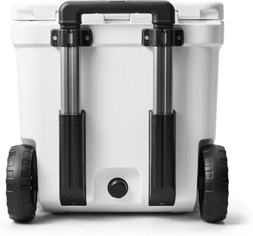 Miniatura 7 de YETI Roadie 48 - Hielera con ruedas y mango retráctil de periscopio Blanco