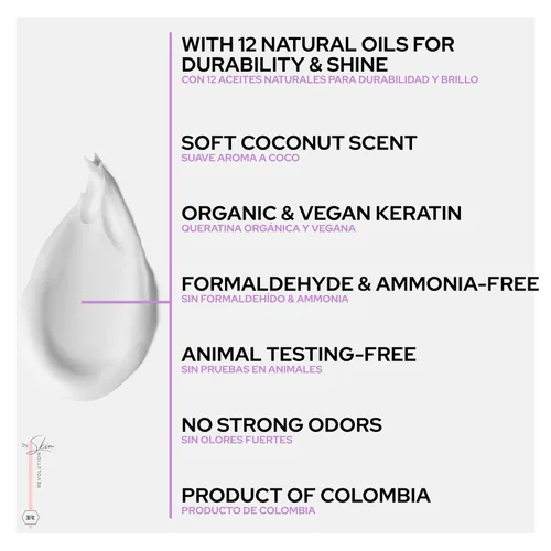 Miniatura 3 de Ritual Botánico Keratina Orgánica Tratamiento para alisar, reparar y relajar el cabello Todos los ingredientes naturales, orgánicos y veganos