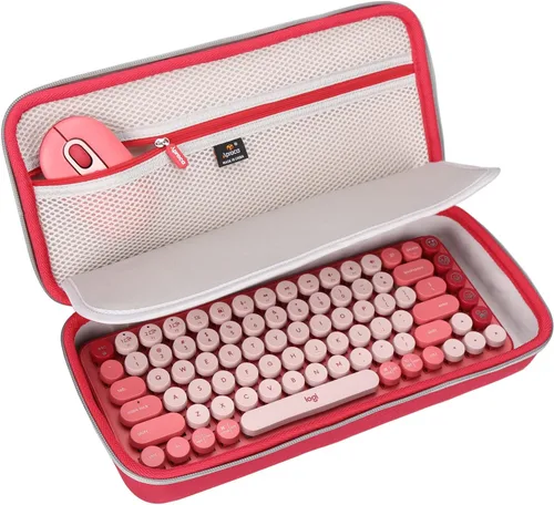 Miniatura 9 de Aproca Funda compatible con teclado inalámbrico mecánico Logitech POP Keys y teclado inalámbrico POP, teclado inalámbrico K2, bolsa de Negro