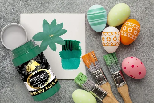 Miniatura 6 de MyArtscape Pintura acrílica verde Phthalo, botella de 10 onzas, calidad artística, resistente a la luz, cuerpo pesado, color vibrante, gran