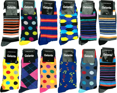 Miniatura 30 de 12 pares de calcetines de vestir para hombre