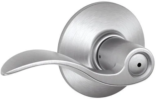 Miniatura 146 de Schlage F10 ACC 622 - Manija de puerta Accent, cerradura de paso para pasillo y armario, negro mate