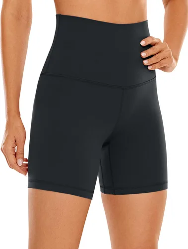 Miniatura 7 de CRZ YOGA Butterluxe Super High Waist Biker Shorts 6"- Yoga Workout Womens Buttery Soft Over Belly