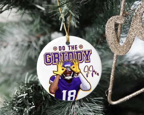 Miniatura 4 de Jefferson Griddy Justin - Adornos navideños para decoración del hogar – Do The Griddy – Cumpleaños, Navidad, padre, madre, regalos