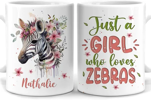 Miniatura 14 de Hyturtle Regalos Personalizados Amante de Ranas - Solo Una Chica Que Ama Las Ranas Taza de Café Personalizada con Nombre en Cerámica de 11oz - Idea