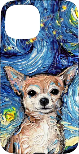 Miniatura 6 de Aja - Funda para iPhone 17, diseño de perro de noche estrellada, color marrón