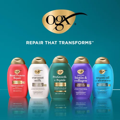 Miniatura 6 de OGX Espeso y Abundante + Biotina y Colágeno para Volumen y Cuerpo del Cabello, Champú y Acondicionador Voluminizador Sin Sulfatos para Cabello Fino