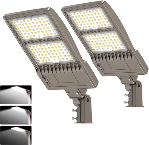 Miniatura 10 de Luz LED de Poste para Estacionamiento de 480V 320W con Montaje de Ajuste Deslizante, Luces LED Tipo Caja UL DLC Certificadas 44800LM 5000K Luces