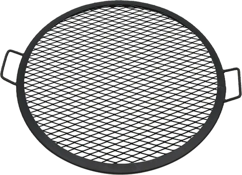 Sunnydaze X-Marks Parrilla de cocción para fogata– varios tamaños disponibles., 24 pulgadas, Negro