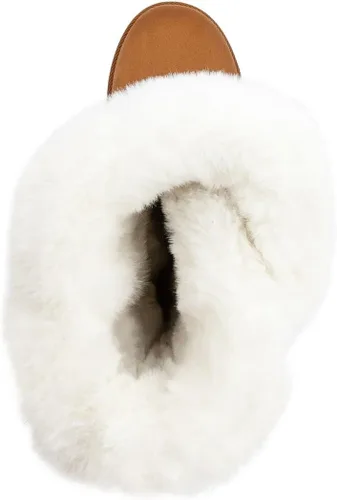 Miniatura 4 de Juicy Couture Botines de invierno sin cordones para mujer, botines cálidos de invierno, Coñac Koded